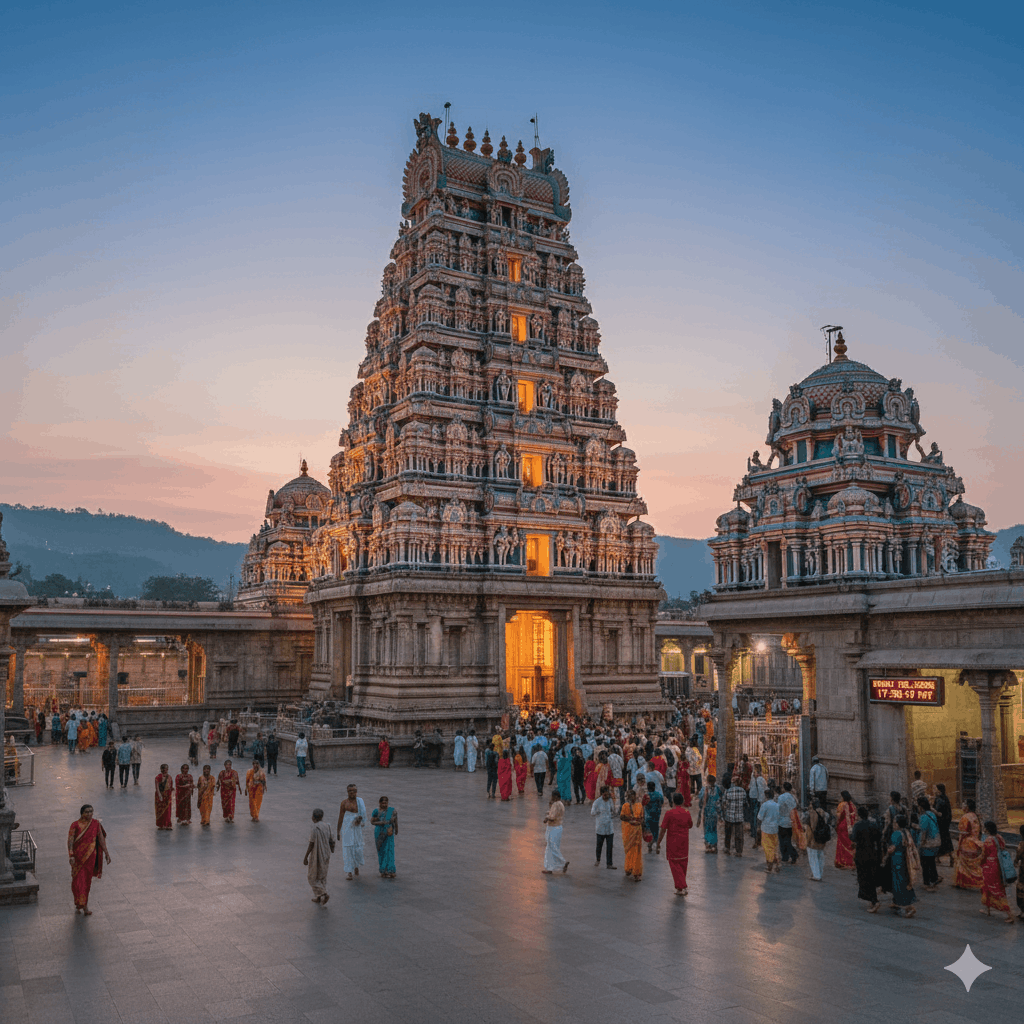 The Sacred Tirupati Balaji Temple